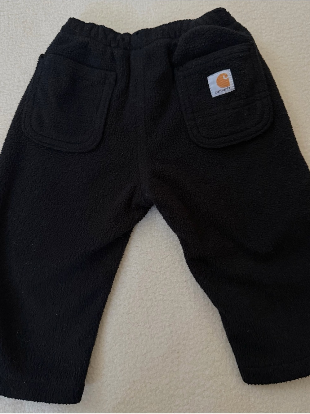 Baby Carhartt Black Sherpa Fleece Pants Infant Size 3M